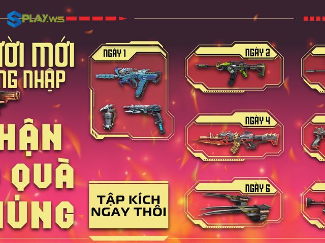 Cách chơi tập kích Splay bằng các nút điều khiển